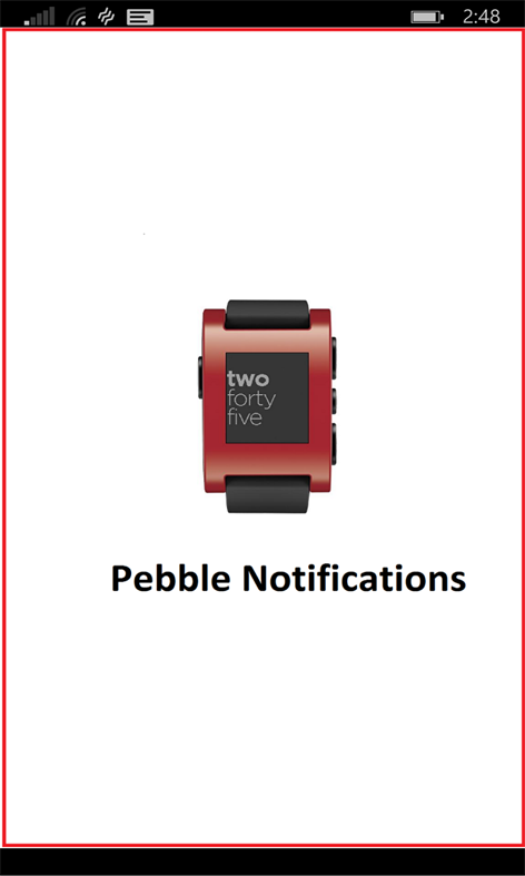 notification center for pebble
