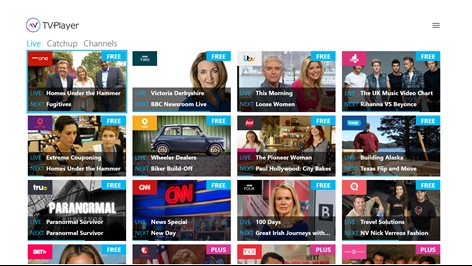 TVPlayer - watch live and catchup TV Screenshot