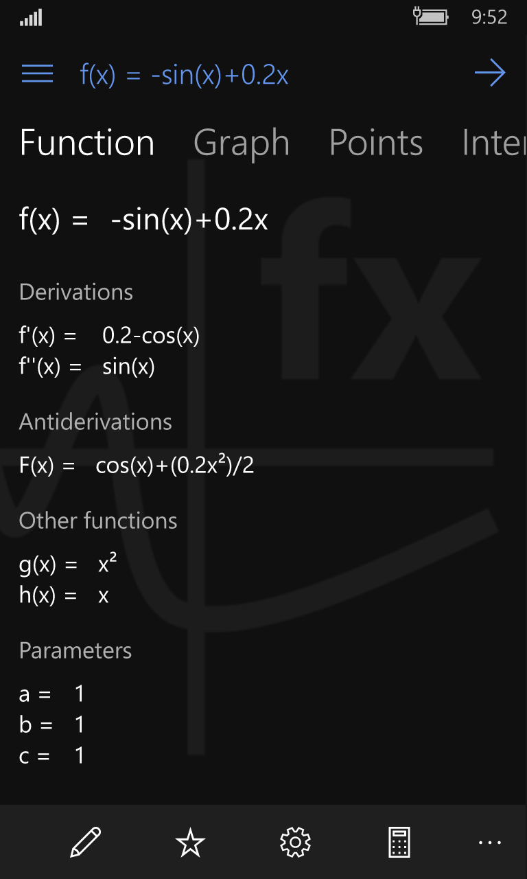 Function Plotter 5 FREE Windows Phone App Market