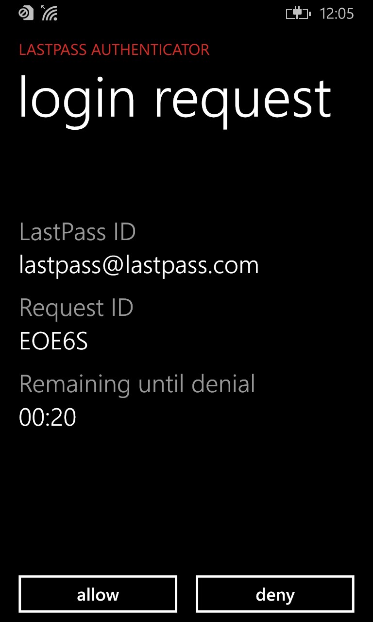 use lastpass as authentication app
