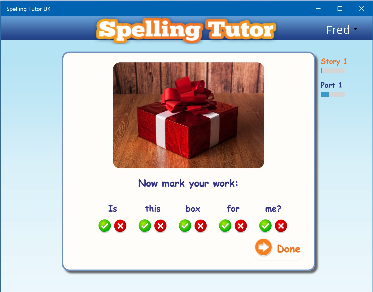 Spelling Tutor UK for Windows 10