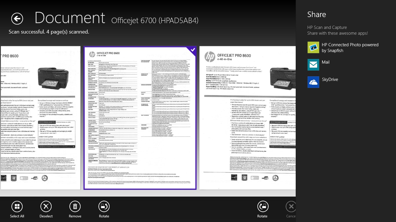 HP Scan and Capture FREE Windows Phone app market