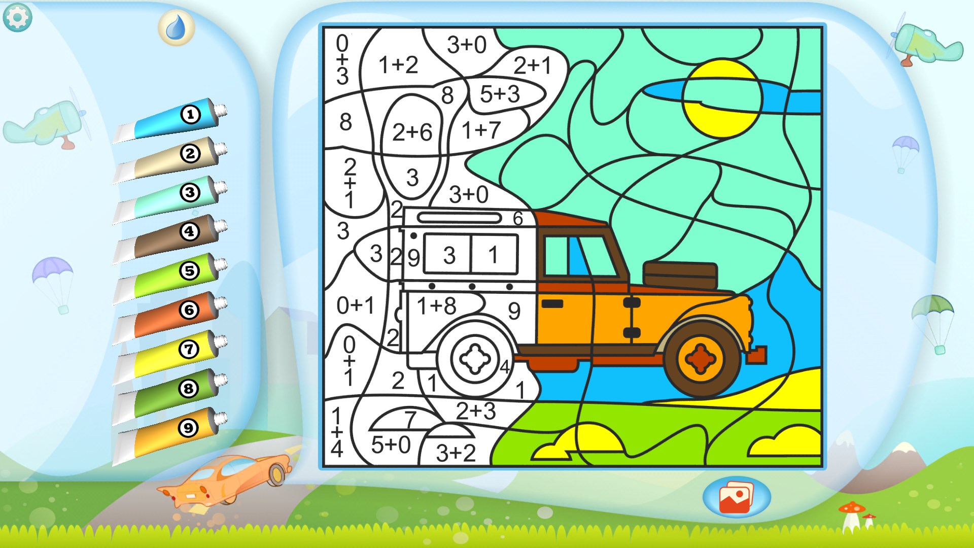 Color by Numbers Vehicles FREE Windows Phone app market