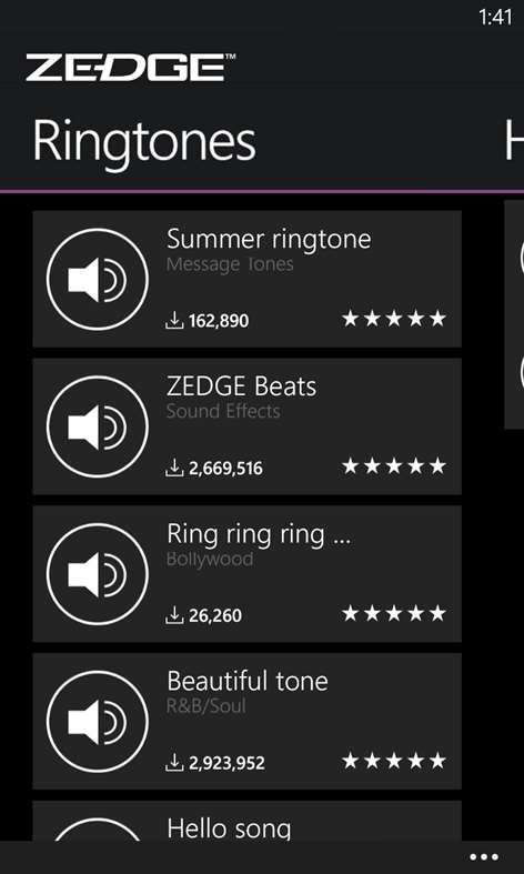 zedge free ringtones and wallpaper