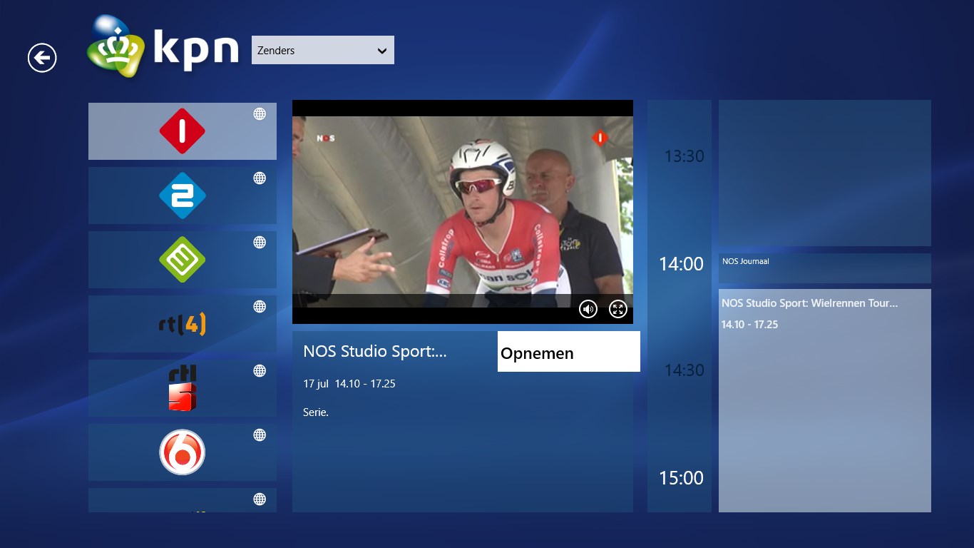 KPN iTV Online for Windows 10