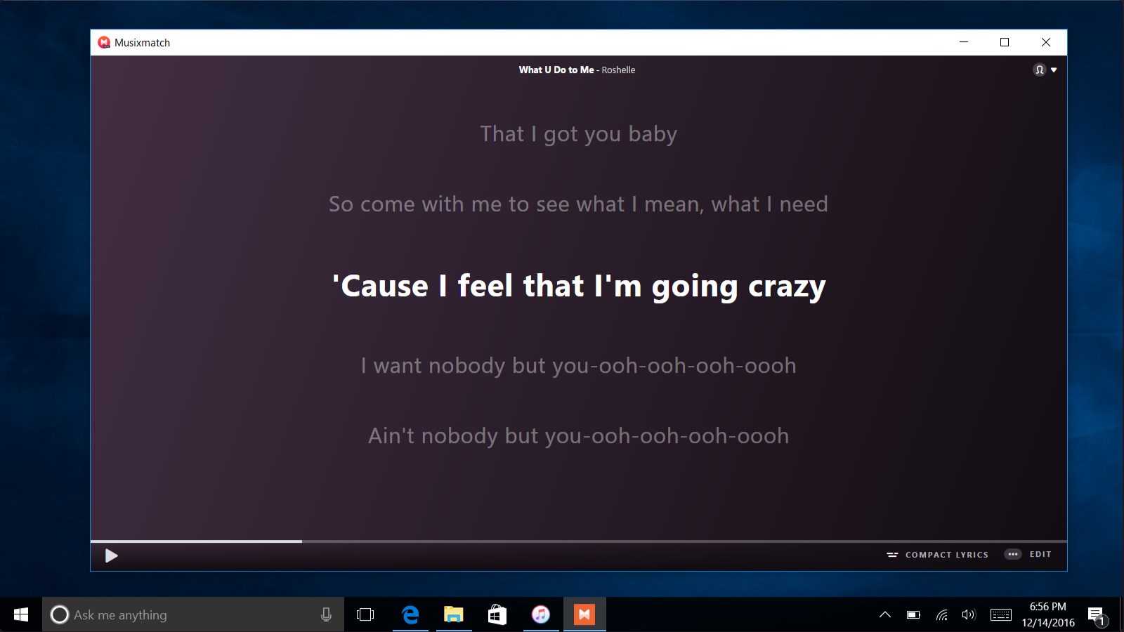 Musixmatch Lyrics Sing along Spotify, iTunes, Windows Media Player