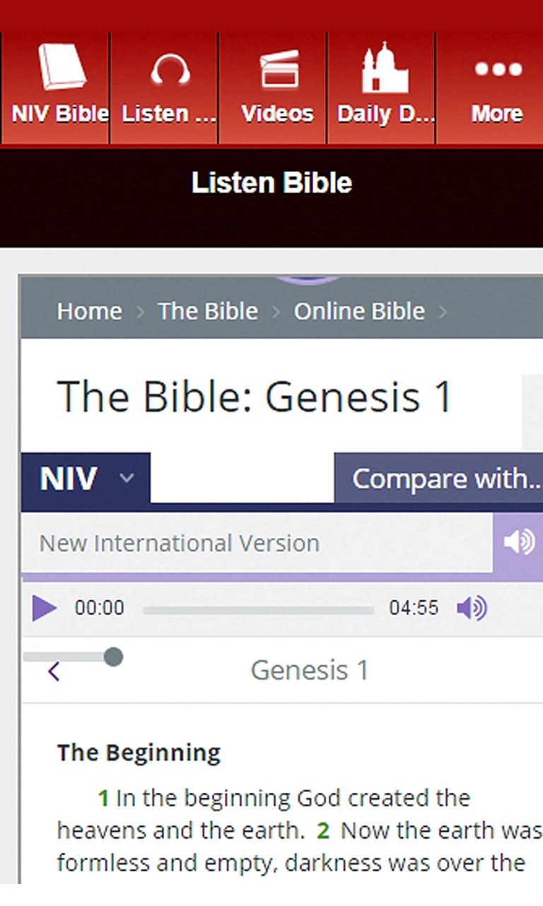 NIV Bible New International Version FREE Windows Phone app market