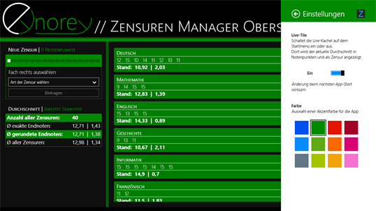 Zensuren Manager Oberstufe for Windows 10 PC & Mobile free ...