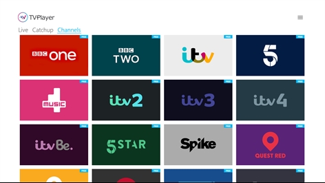 TVPlayer - watch live and catchup TV Screenshot