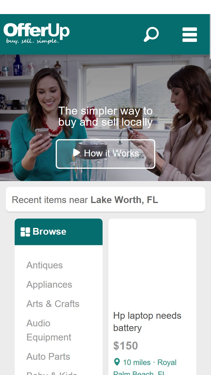 OfferUp - buy. sell. simple. | FREE Windows Phone app market