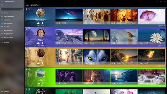 Wallpaper Studio 10 for Windows 10 PC free download | TopWinData.com