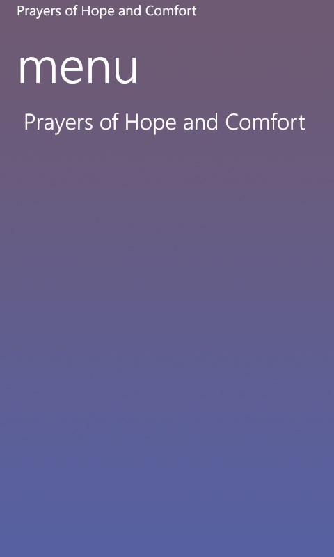 Prayers Of Hope And Comfort Free Windows Phone App Market