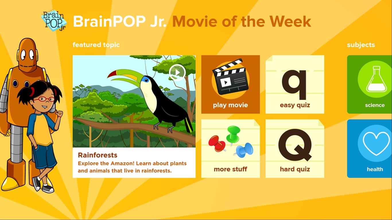 Get BrainPOP Jr. Movie Of The Week - Microsoft Store