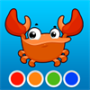 Coloring Book - Ocean - funny painting book for boys and girls, adults and kids