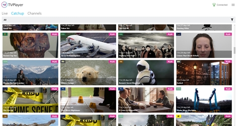 TVPlayer - watch live and catchup TV Screenshot