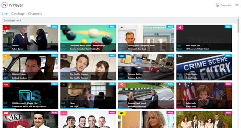 TVPlayer - watch live and catchup TV Screenshot
