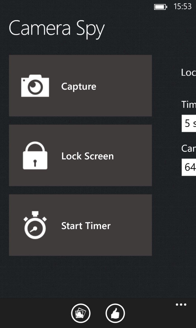 Camera Spy FREE Windows Phone app market