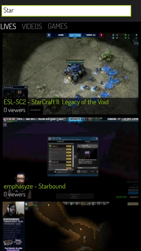 Hitbox - next generation live streaming for games Screenshot