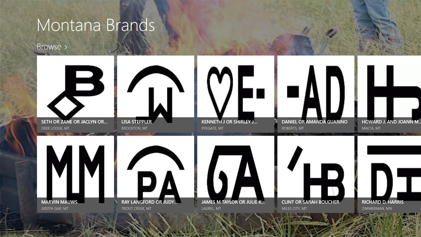 Montana Brands FREE Windows Phone app market
