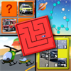 Kids Cars and Trucks Logic and Memory Puzzles - teaches children the letters of the alphabet and counting