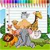 Animals Coloring Zoo Book For Kids