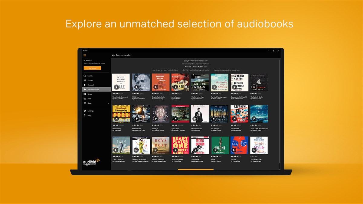 download from audible