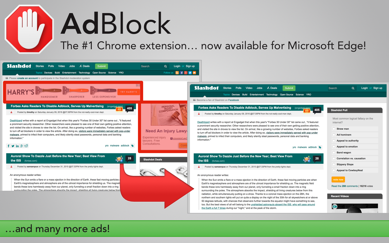 AdBlock And AdBlock Plus Now Available For Microsoft Edge On Insider ...