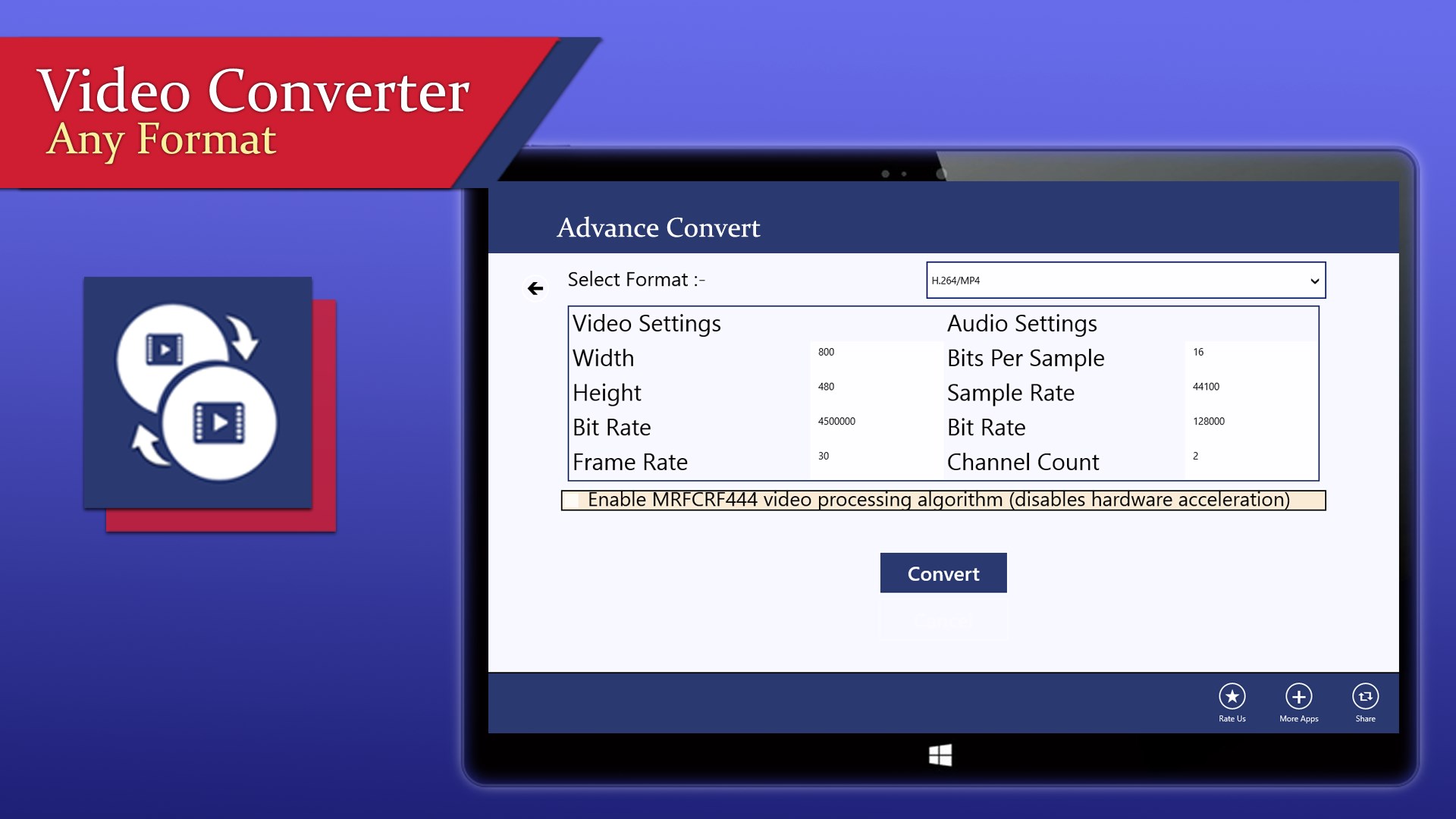 Video Converter Any Format FREE Windows Phone app market