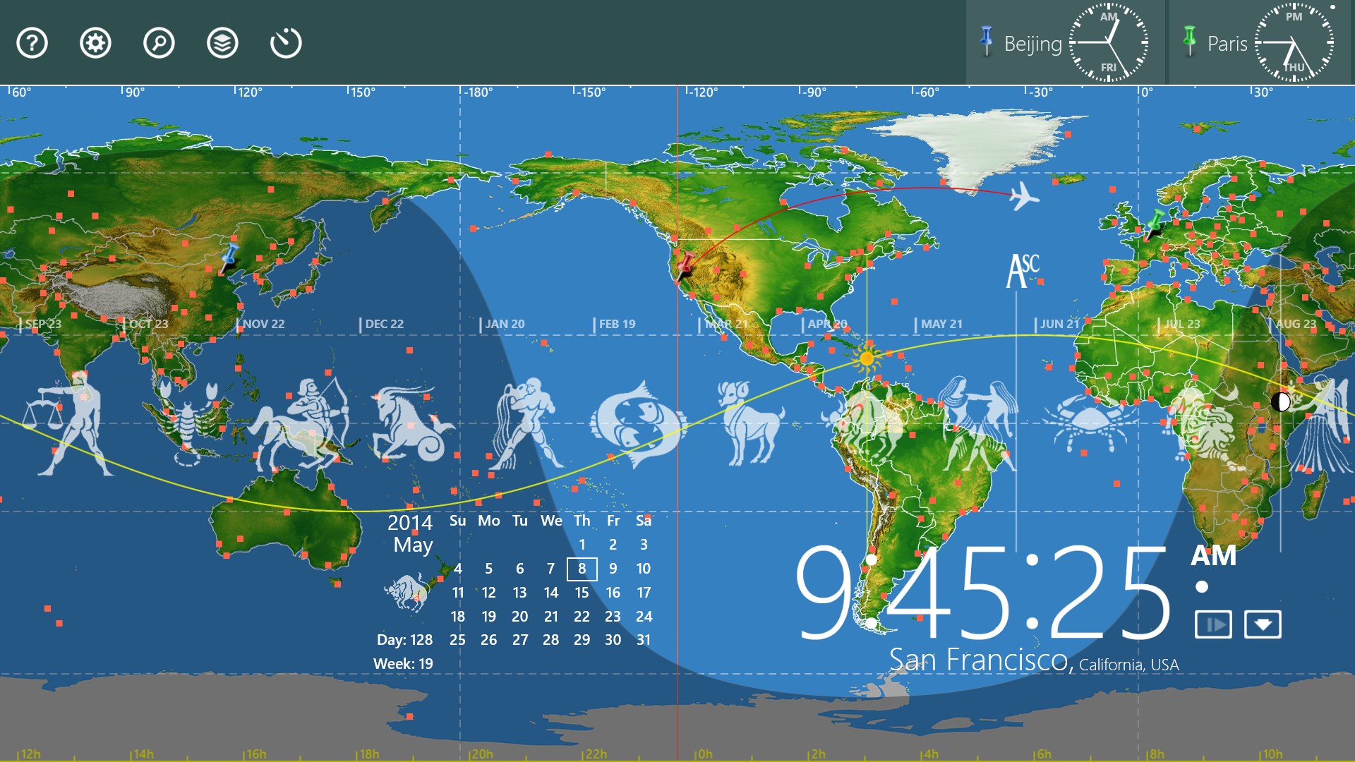 World Astro Clock Light FREE Windows Phone app market