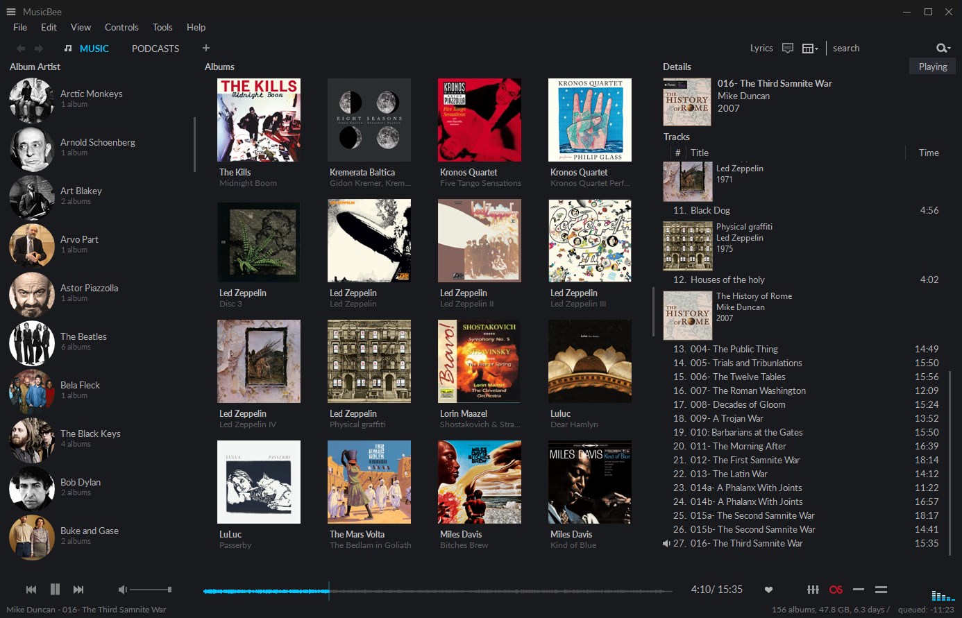 musicbee for windows 10