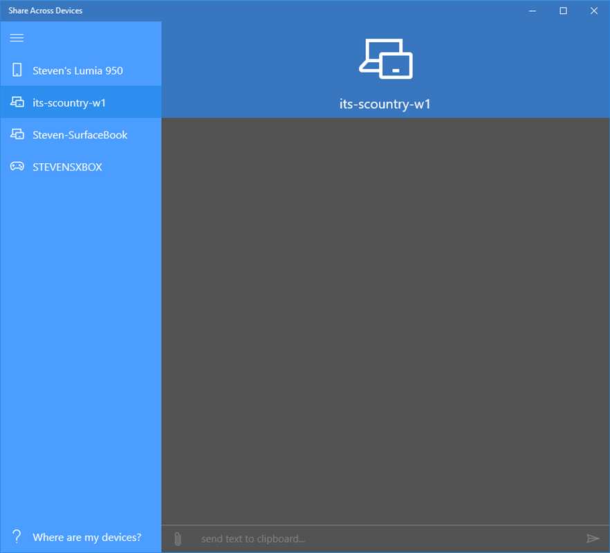 Share Across Devices app updates with new UI and file transfer feature