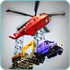 Helicopter Transporter - Heavy Excavator Crane 3D