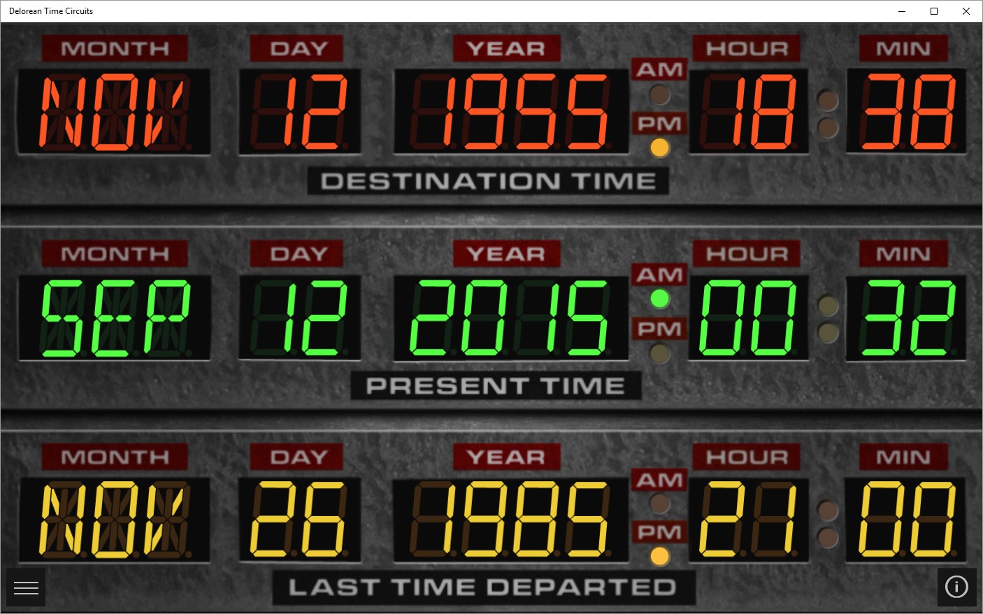 Back To The Future Time Circuits