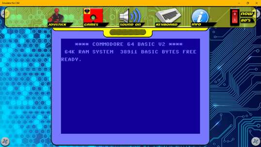 Emulator for C64 screenshot 1