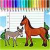 Horse Coloring Unicorn Pages For Kids