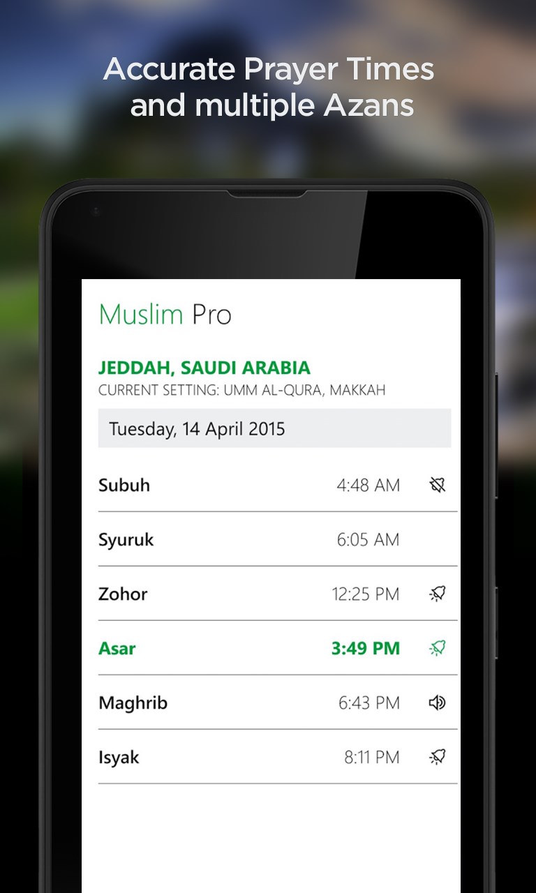Muslim Pro FREE Windows Phone app market
