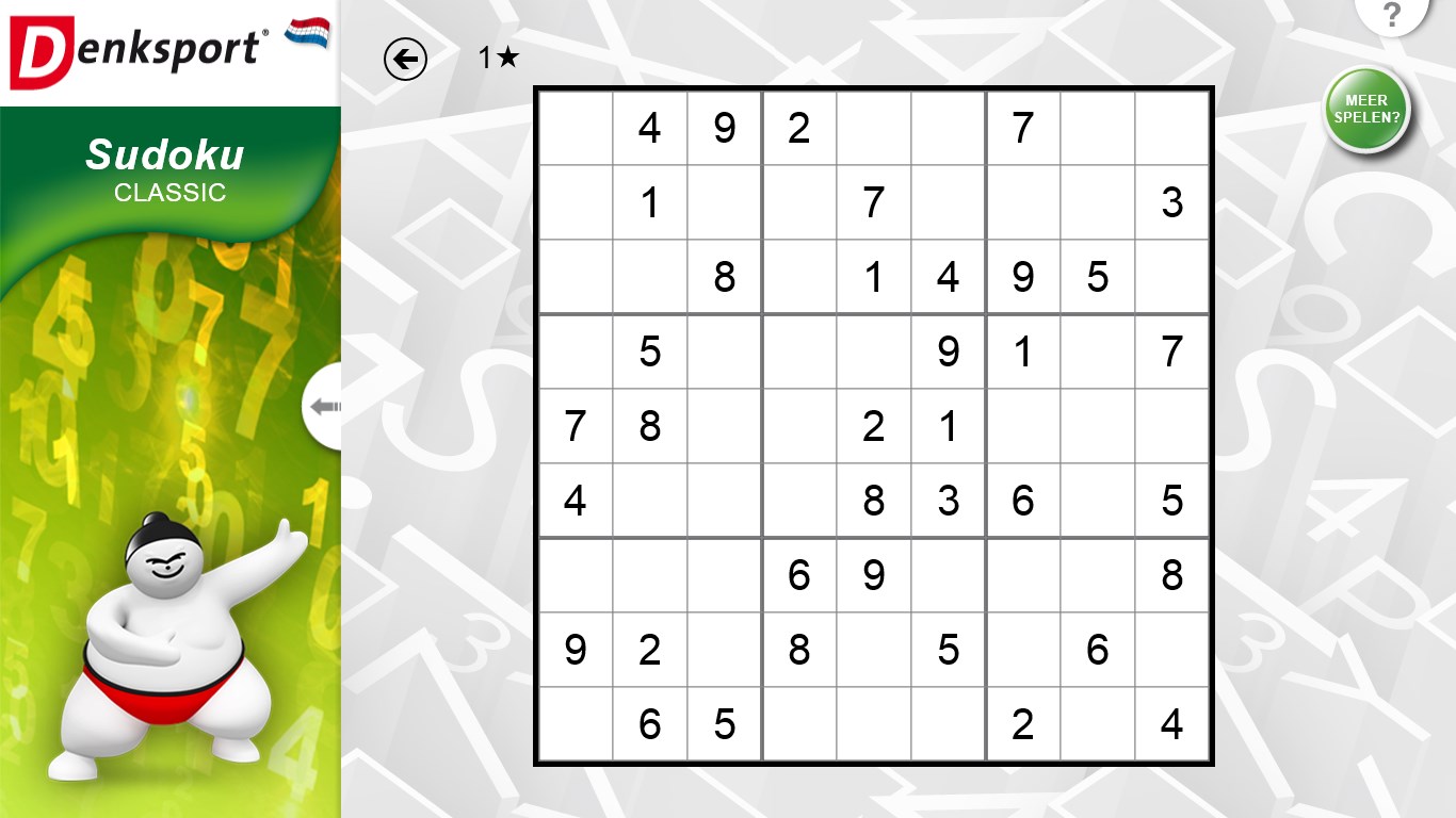 Gratis Sudoku Van Denksport