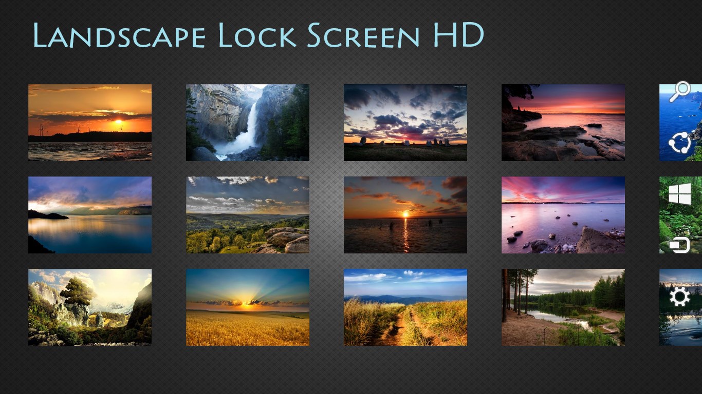 Landscape Lock Screen HD for Windows 10 PC free download | TopWinData.com