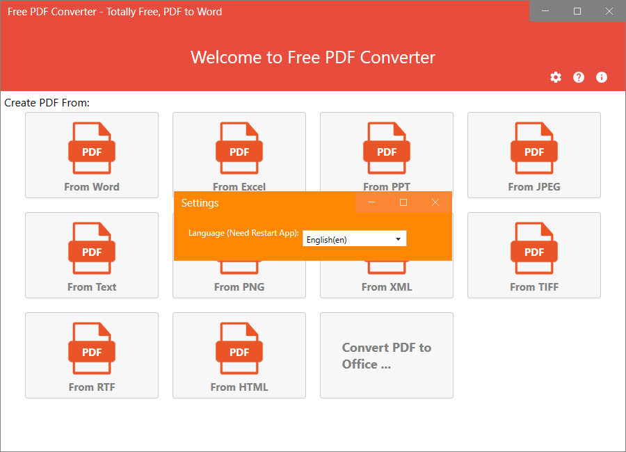 Does Windows have a free PDF converter?