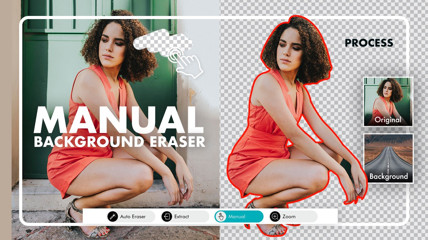 Background eraser manual step by step guide