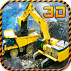 Excavator Construction Transport 3D