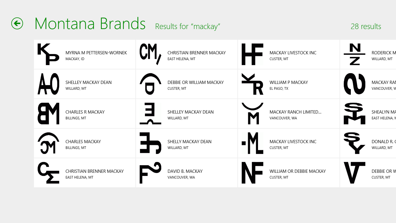 Montana Brands FREE Windows Phone app market