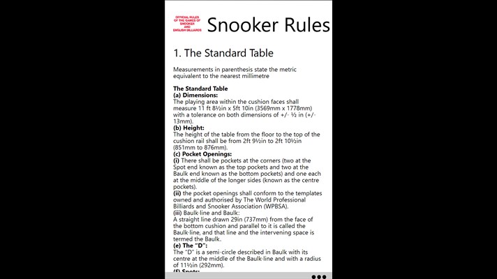 snooker rules snooker rules
