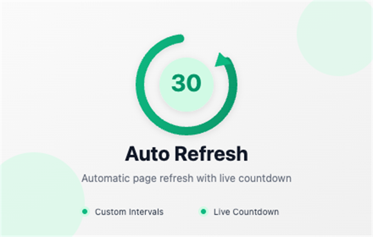NewKit: Auto Refresh