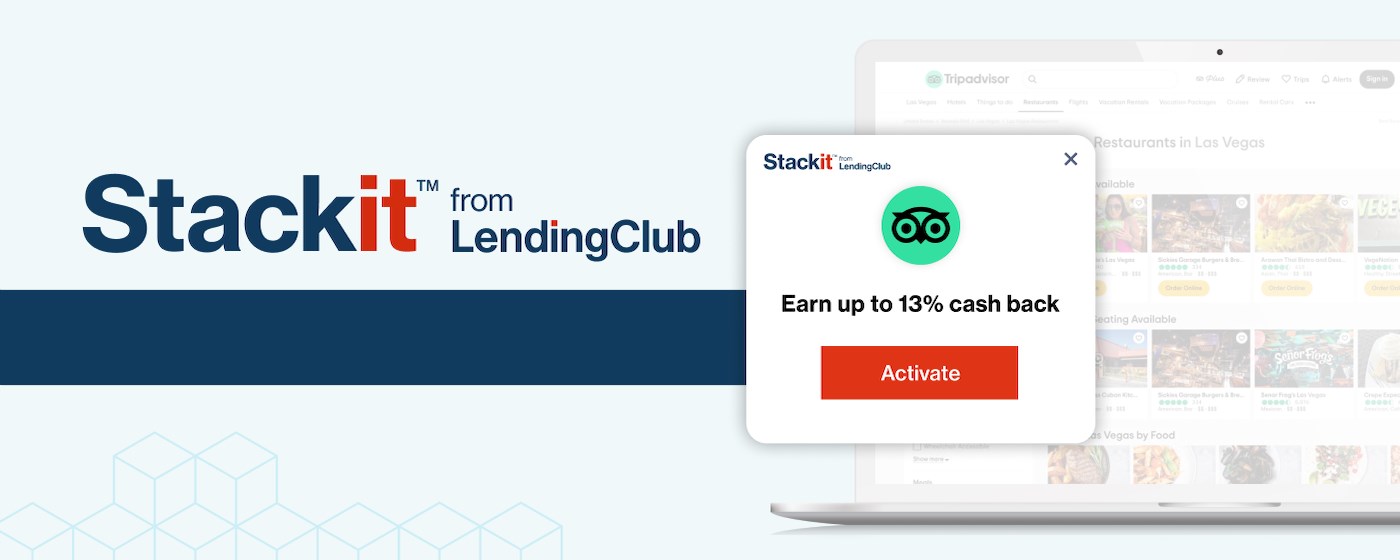 Stackit™ from LendingClub marquee promo image
