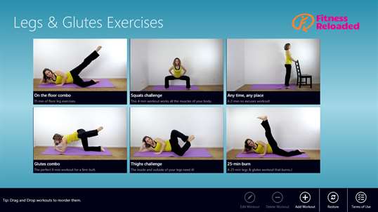 Legs & Glutes Exercises screenshot 1