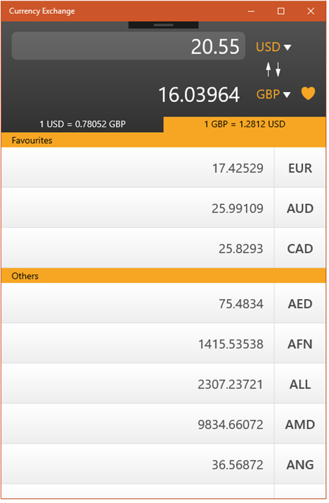 Currency Exchange Screenshots 1