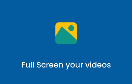 Full screen your Videos small promo image