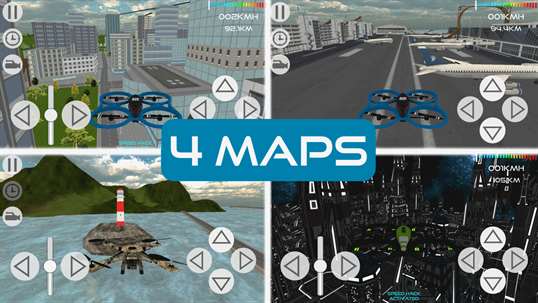 City Drone Flight Simulator screenshot 1