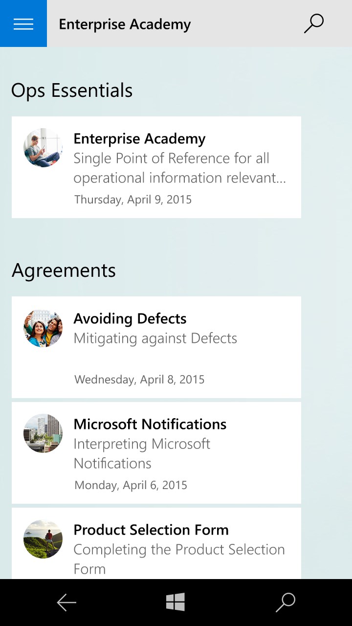Microsoft Readiness App for Windows 10